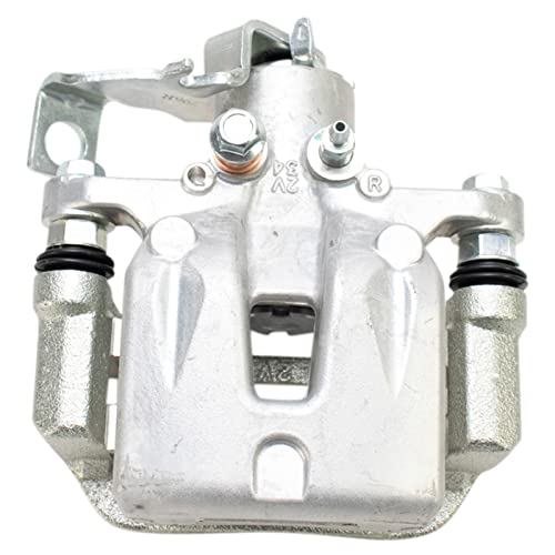 Image of TRQ Rear Driver and Passenger Side Brake Caliper Set Caliper Brackets Hardware Compatible with 14-17 Kia Forte 2018, with 15 Inch Wheels 14-16 Forte Koup 14-17 Forte5 13-17 Hyundai Elantra GT