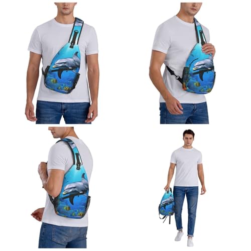 Bolso cruzado tipo bandolera para hombre y mujer miniatura 7