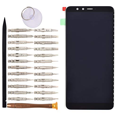 Image of LCD Screen Display with Digitizer Touch Panel Without Bezel Frame Compatible with Huawei Y9 2018 Enjoy 8 Plus FLA-AL00 FLA-AL10 FLA-AL20(Black)