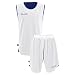 Spalding Doubleface Kids Set, Conjunto reversible camiseta y pantalones de baloncesto para...