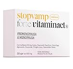 Stopvamp Menopausa Integratore Azione Forte 8 in 1 - Elimina Vampate, Gonfiore Addominale e Sudorazione - Alto Contenuto di Isoflavoni 80mg - Regolarizza L'attività Ormonale - Con Kudzu -100% Naturale