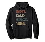 Photo Gallery best dad since 1985 abbigliamento regalo per lui uomini retro vintage felpa con cappuccio Photo Gallery best dad since 1985 abbigliamento regalo per lui uomini retro vintage felpa con cappuccio