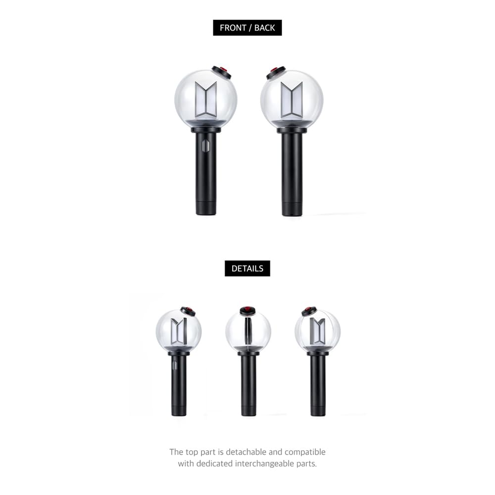 BTS OFFICIAL LIGHT STICK ペンライト VER.4 3本 BTS Official Light Stick ver.3 + Idolpark Gift | Amazon.com.br