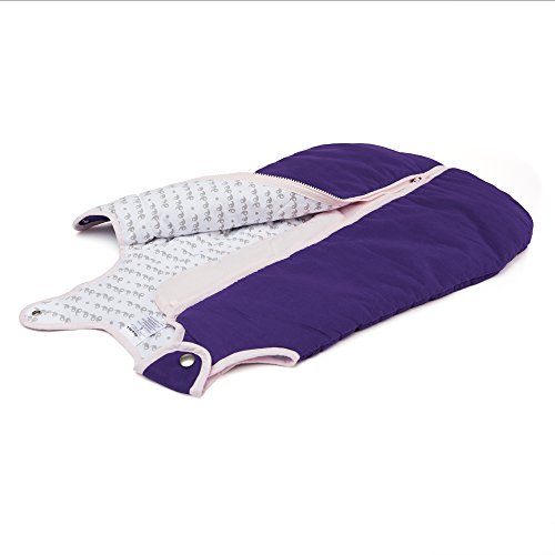 Image of Baby Deedee Sleep Nest Original - Baby Sleep Sack 2.5 TOG 18-36M Sugar Plum | Patented shoulder snaps and full-length zipper help make dressing and changes easier for cooler season routines