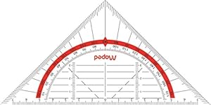 Maped Geo-Flex Geodreieck M028600, 16 cm