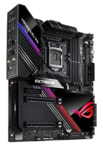 ASUS ROG MAXIMUS XII EXTREME Intel Z490 EATX Scheda Madre 16 Fasi di Potenza, DDR4 4700+ MHz (O.C.), Quad M.2, Dual USB 3.2 Gen 2 Front-Panel Connector, USB 3.2 Gen 2x2 Type-C, Aura Sync RGB - Scheda madre - Immagine 3