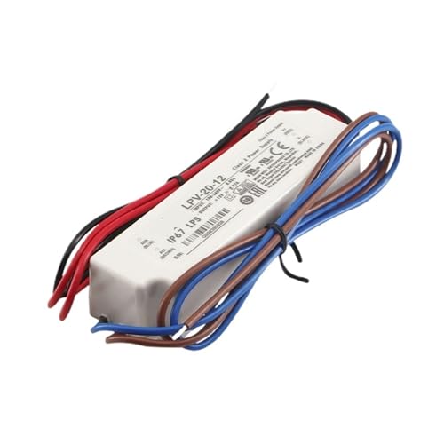 Alimentation à découpage étanche IP67 avec pilote LED LPV 20W à tension constante