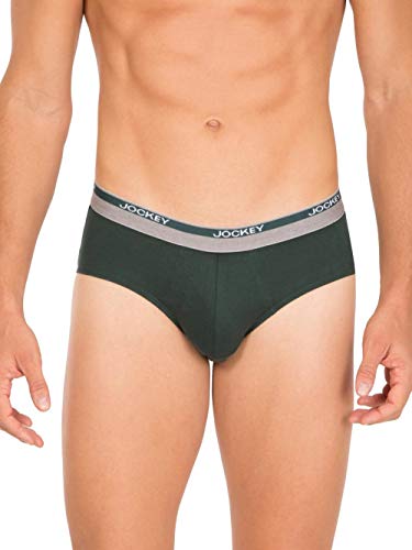 Image of Jockey 8037 Men's Super Combed Cotton Solid Brief with Ultrasoft Waistband (Pack of 2)