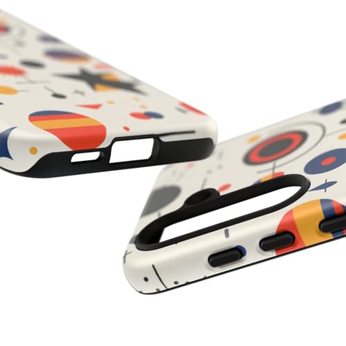 Coque Samsung S24 rigide mate motif céleste abstrait design - 3