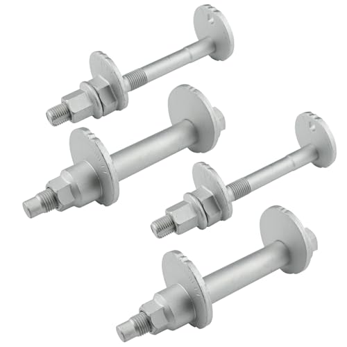 MEMOEO Lower Control Arm Camber Adjusting Camber Bolt Kit 48409-60020 48190-60020 Compatible with Toyota 05-16 Tacoma,03-09 4Runner,07-10 FJ Cruiser,Front Alignment Camber Toe Adjustment Bolts,4Pcs