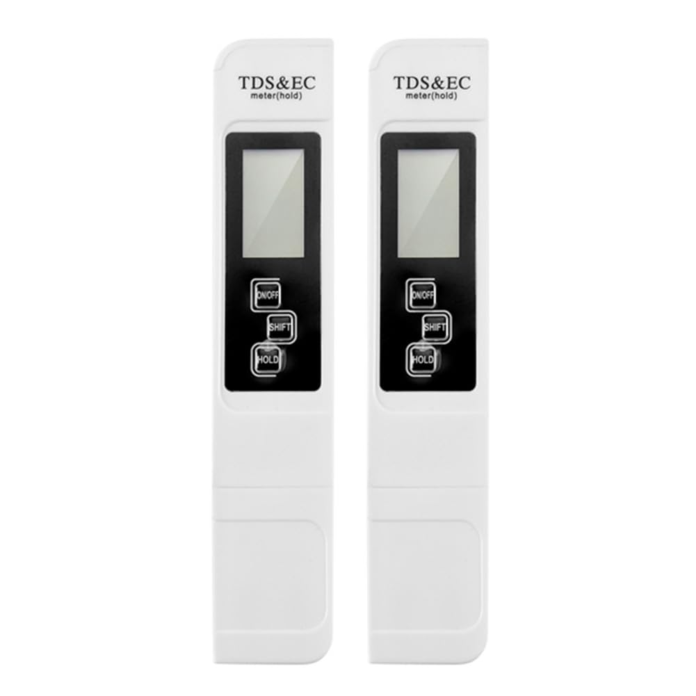 Vjsujehgy TDS Meter Digital Water Tester Digital 0-14 PH Meter Tester 0-9990ppm TDS&EC LCD Water Purity PPM Aquarium Filter