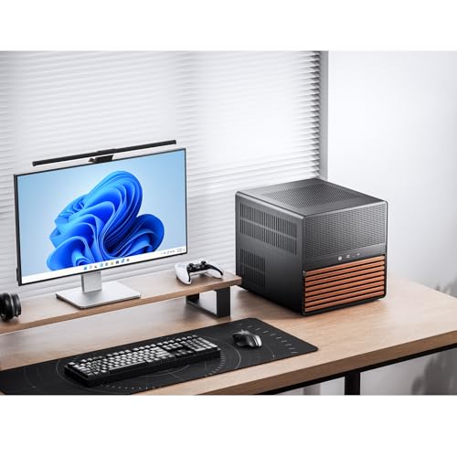 Image of JONSBO N5 NAS Pc Case, E-ATX,12HDD+4SSD Drive Bay GPU HP Host, Supports Max. 4 GPU,E-A.TX(330mm) MB /ATX PSU Supports, with 3 Fans Built-in, 8 Slots PCI, Solid Wood Veneer Computer Case,Home Server