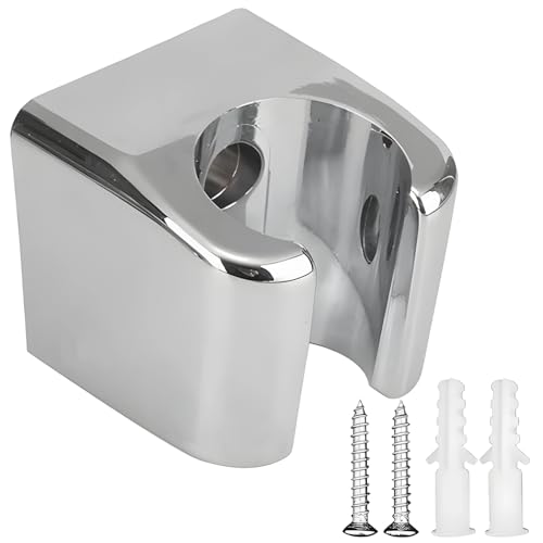 Support de douche en ABS galvanisé, avec vis et chevilles, support de pommeau de douche pour barres de douche de 20 à 22 mm, peut être utilisé dans la salle de bain