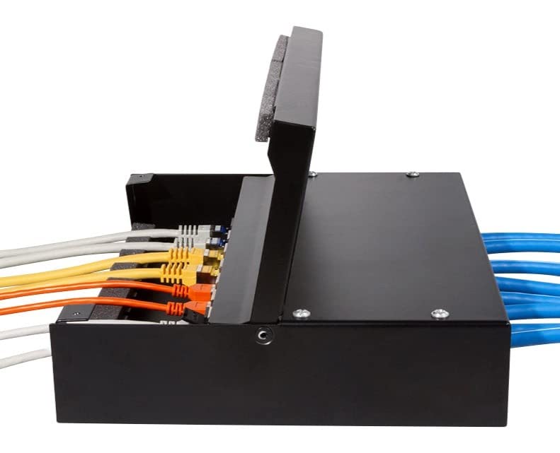 LogiLink 057294 Distributionsplatine 8 oder 12 Keystone-Anschlüsse Schwarz