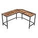 VASAGLE ALINRU Computer Desk, L-Shaped Corner Writing Desk, Space-Saving Study Desk, Gaming Desk for Office, Easy to Assemble, Industrial, Rustic Brown ULWD71X