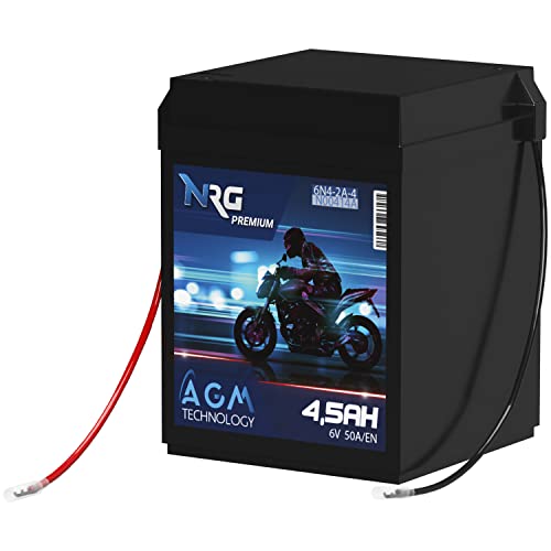 Batterie 6V 4Ah YACHT 6N4-2A-7 Für HONDA MT, MB 50S, CF70, MB80 S, MT80 S, H100S