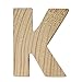 RAYHER 6214300Â 5X1Â CM Wooden LettersÂ â€“Â K
