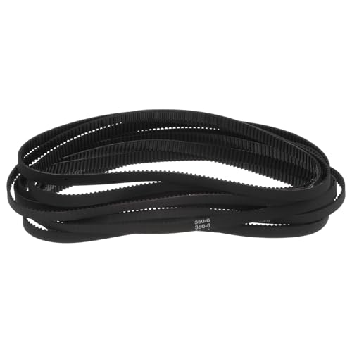 Correa de distribución 2GT 350-2GT-6 de bucle cerrado de 6mm de ancho para poleas de CNC y 3D