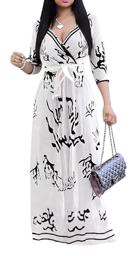 pnpednde Women's Casual Sexy V Neck 3/4 Sleeves Club wear Party Outfits