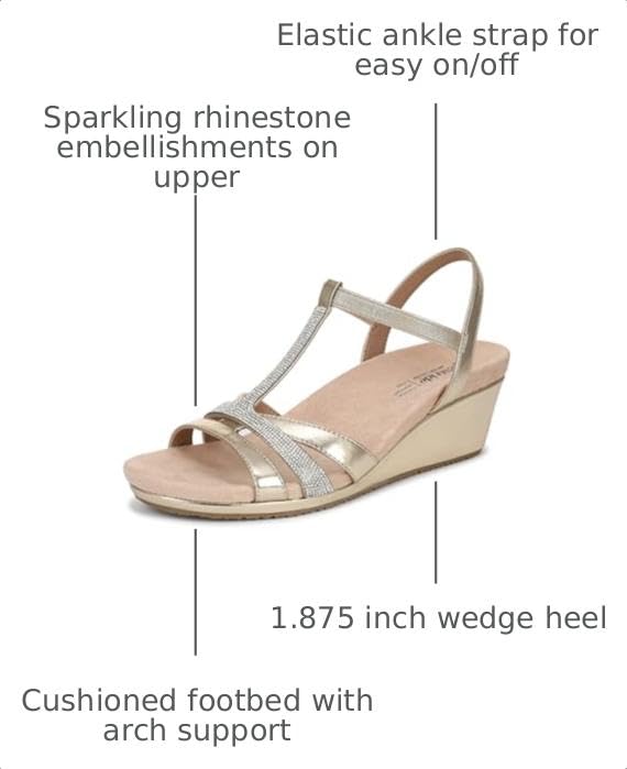 Image of LifeStride Women's Mimosa Wedge Sandal