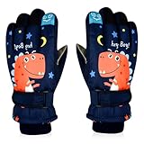 【Glissement et Résistance à L'eau】: La paume et les doigts des gants de patinage d'hiver sont entièrement recouverts de cuir PU extrêmement résistant, offrant une adhérence maximale et une friction améliorée, durable et sûre. Extérieur avec Design imperméable, permettant aux enfants de jouer librement sans se soucier de la neige qui pénètre dans les gants.