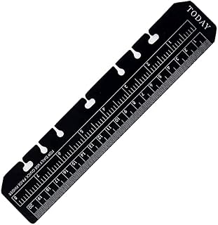 Touch Futu New A5 Size Black Ruler Page Marker Insert Organiser Flexible Ruler