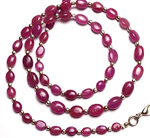 Saphir rose naturel perles pépites lisses 4x6-7x9mm, fil de 50cm pour bijoux LKBEADS