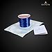 BEADNOVA 1mm Elastic Stretch Crystal String Cord for Jewelry Making Bracelet Beading Thread 60m/roll (Blue)