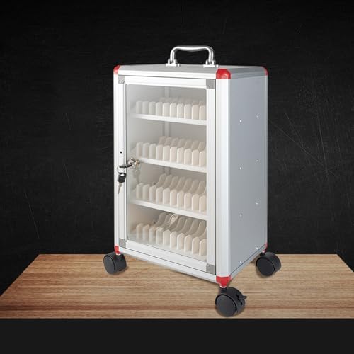 Family Time Cell Phone Lock Box - Clearly Labeled & Partitioned, Ideal for Schools, Hospitals, Workshops - Encourage Focus & Reduce Distractions (60)