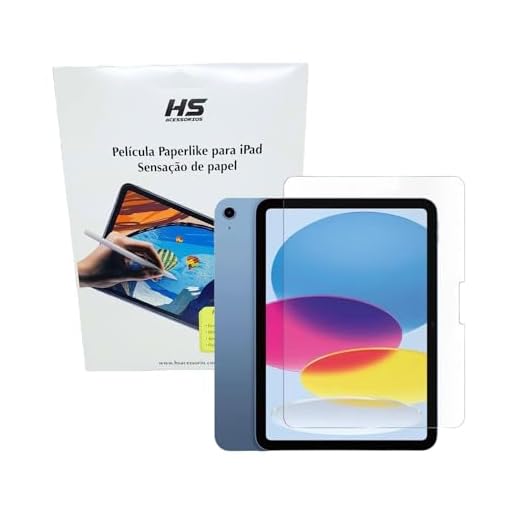 Película p/iPad 10 ª Geração A2696 10.9" (2022) Paper Like Fosca Sensação de Papel Anti Reflexo/Não Marca dedo Proteção Contra Riscos C/Kit de Instalação Encaixe Perfeito p/Escrita Desenho