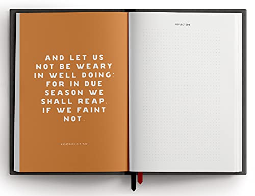 Image of The Prayer Journal for Him: A Daily Christian Journal for Men to Practice Gratitude, Reduce Anxiety and Strengthen Your Faith (Premium Vegan Leather Hardcover)