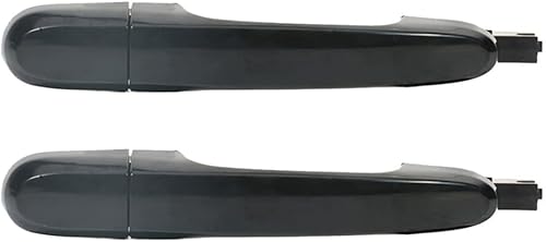 LUJUNTEC Manijas de puerta exteriores, manijas de puerta trasera delantera del lado derecho del pasajero, repuesto para 2005-2010 para Kia Sportage,