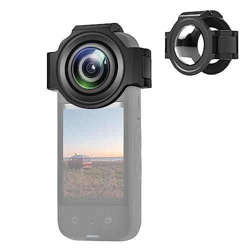 Protezione Lenti In Vetro Temperato PC Per Insta360 X5 – Alta Trasparenza, Antigraffio, Bloccaggio A Rotazione, Copertura Antiurto