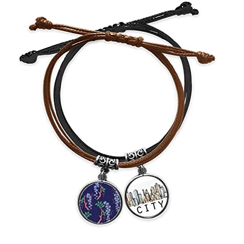 Cadeau la culture japonaise bracelet authentique en cuir sidi tresse