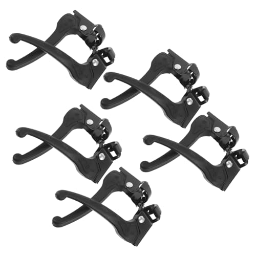SAFIGLE 5組 用自転車ブレーキレバー 耐摩耗性プラスチック製ハンドル 折りたたみ式対応 長持ちでメンテナンス不要 多用途キッズバイク用交