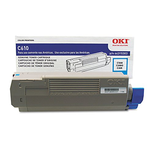 Toner cyan 44315303 grande capacité 6000 pages pour imprimante de bureau