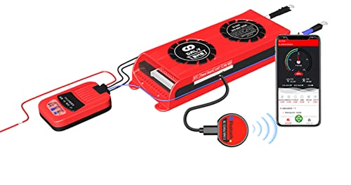 VARADOMO DALY Lifepo4 Li-Ion Smart 1A-15A Parallel BMS Lifepo4 24S 72V 30A ~ 500A con Balance Bluetooth Fan for 18650 Battery Packbattery,Parallel 2a,BMS 24S80A Fan Cover