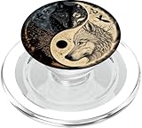 Yin Yang Wolf art