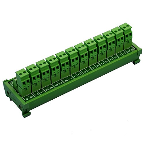 Módulo de distribución Electronics-Salon 300V terminal de tornillo enchufable para riel DIN 2