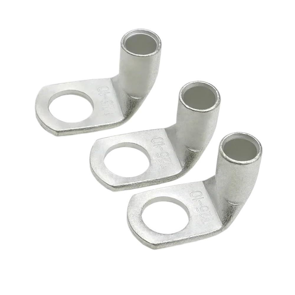 For empalmes eléctricos, 50 terminales de cable de cobre estañado, modelos T6, T10, T16 y T25.(T25*8)