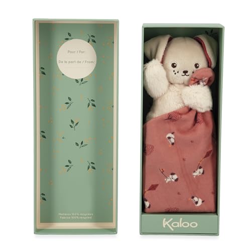 Kaloo Carre Douceur DOUDOU Chien Brique, Ziegelstein