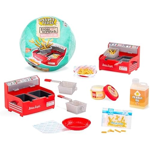 MGA's Miniverse Make It Mini from Scratch Appliances Series 3 Mini Collectibles, Mystery Blind Packaging, DIY, Crafts, Resin Play, Kitchen Replica Food, Novelty, Not Edible, Collectors, 8+