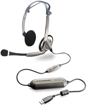 Plantronics DSP-400 Digitally-Enhanced USB Foldable Stereo Headset and Software