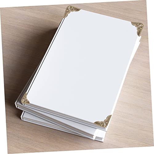 Uonlytech 300 Peças Decalque De Canto De Álbum De Fotos Capas De Canto De Caderno Capa De Canto De P