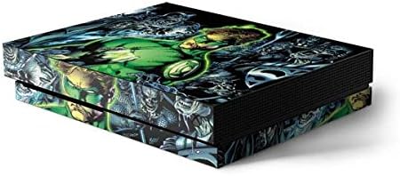 Skinit Decal Gaming Skin Compatible with Xbox One X Console - Officially Licensed Warner Bros Green Lantern and Villains Design