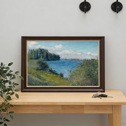 Toile La Seine à Argenteuil Caillebotte pour décorer un petit mur vide - 7