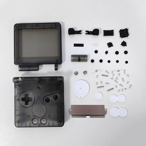 Image of Hzxkqmil Full Housing Shell Kit for Nintendo Gameboy Advance SP Console | Custom Shell Replacement Translucent Case Frosted Surface Cover with Buttons Screws Repair Parts+Tools Kit for GBA SP Console