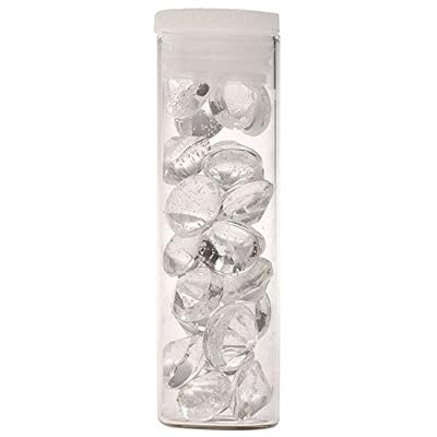 Crystal Candy Edible Diamonds - Clear 6 mm