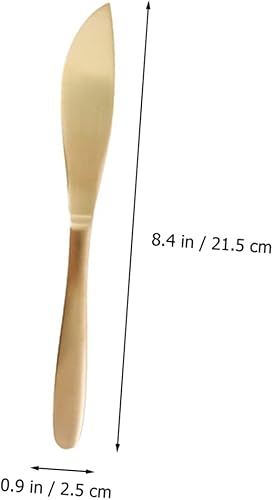 Miniatura 9 de jojofuny Utensilios elegantes de acero inoxidable 5pcs cena rebanada tenedor cuchara cubiertos reutilizables