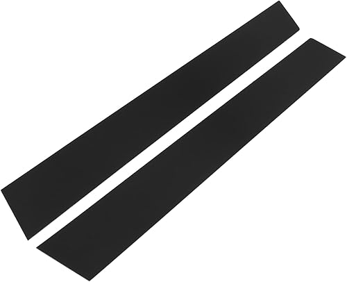 Miniatura 7 de 6 piezas de cubierta para ventana de puerta lateral, color negro brillante, para sedán 8 generación 2006 2007 2008 2009 2010 2011